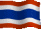 The flag of Thailand